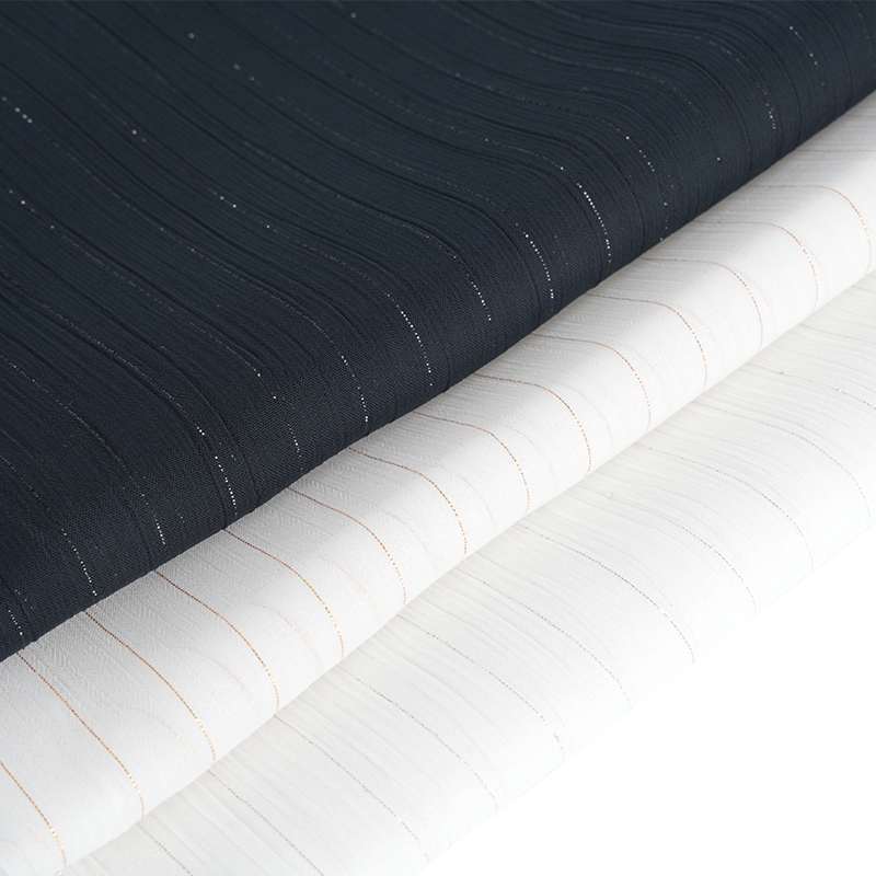 75D Strieborný hodvábny šifónový krep