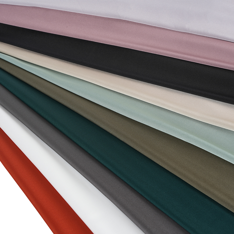 50D Stretch Satin Šifón farbený