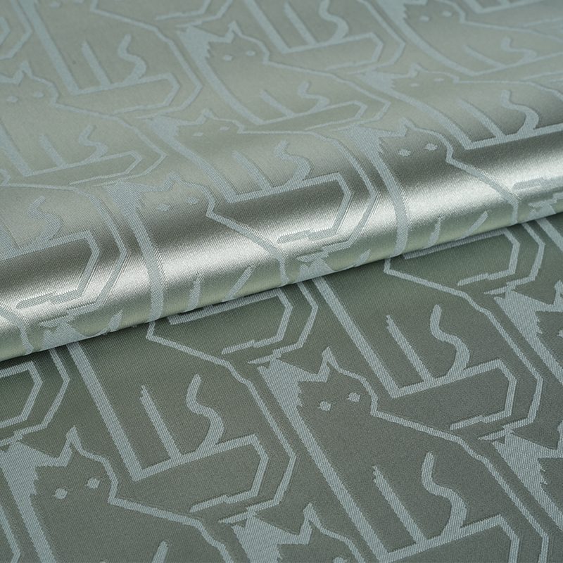 75D strečové saténové nepravidelné mačacie hlavy