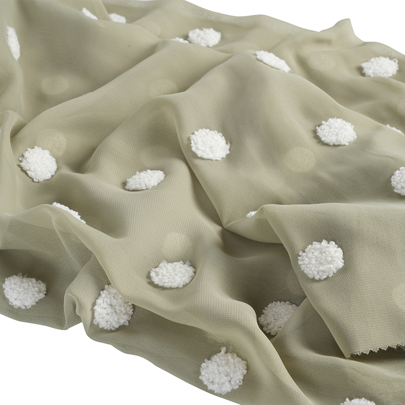 75d/18t plochý šifón s tkaninou na vyšívanie uterákov