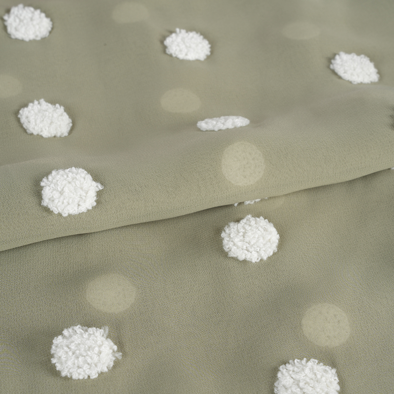 75d/18t plochý šifón s tkaninou na vyšívanie uterákov