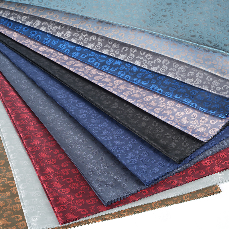 Polyesterový katiónový kešu kvet žakár