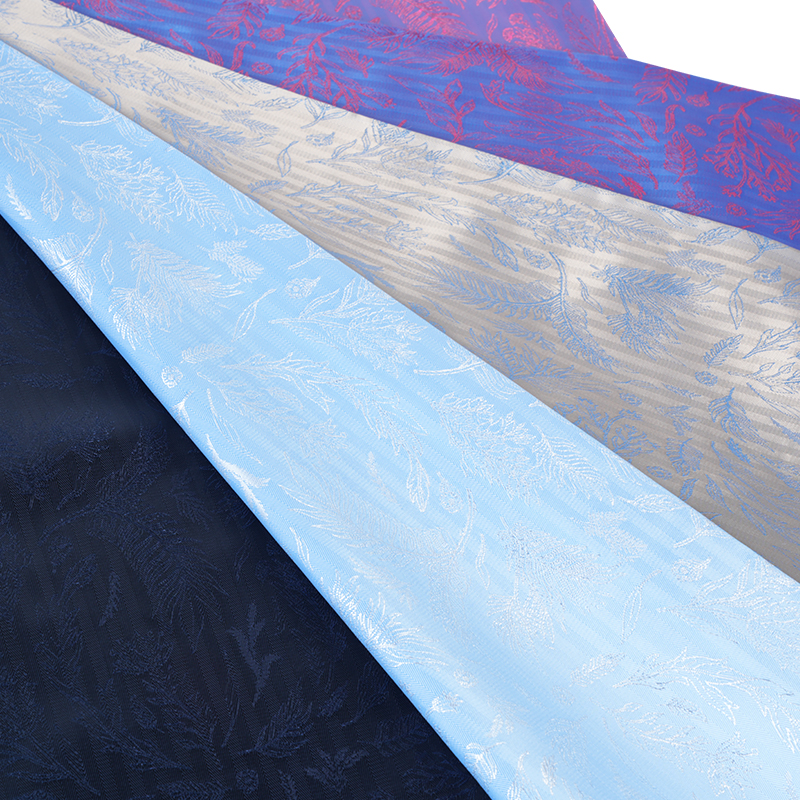 PV Červená košeľa Leaf Jacquard Fabric