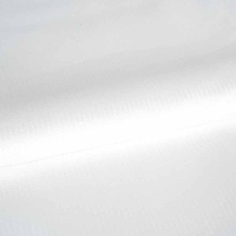 Polyesterová priadza farbená žakárová pruhovaná vrecková tkanina