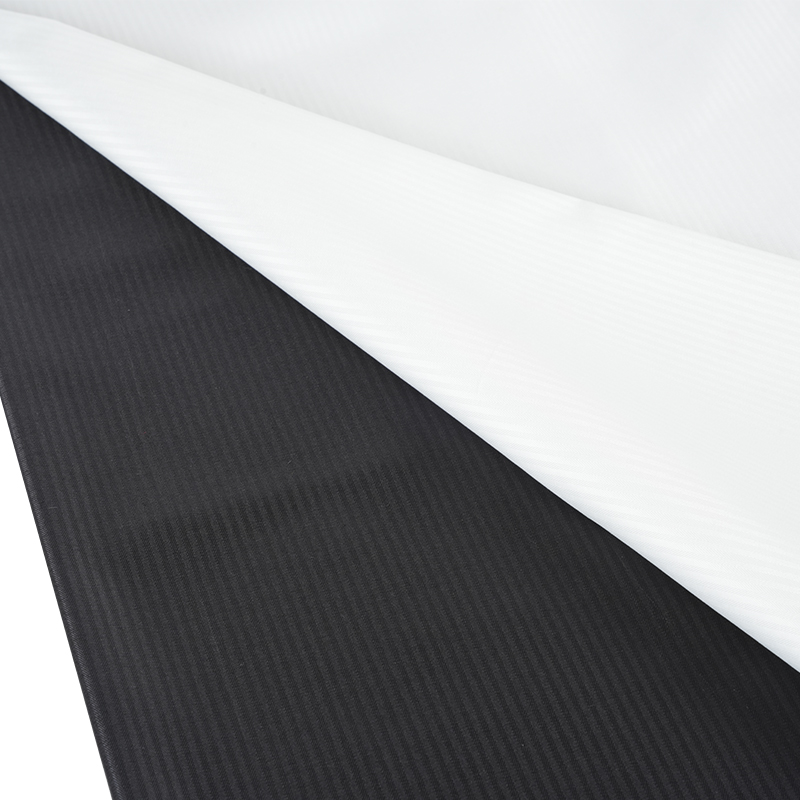 Polyesterová priadza farbená žakárová pruhovaná vrecková tkanina