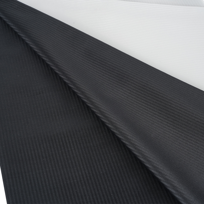 Polyesterová prúžková tkanina na vrecká