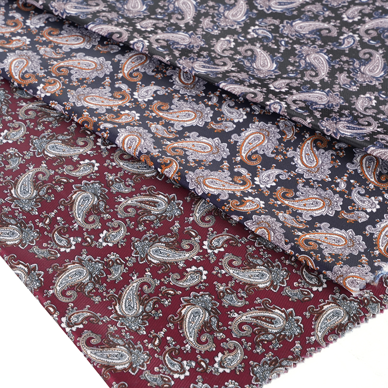 Polyesterová imitácia hedvábnej tkaniny na potlač kvetov mišpule