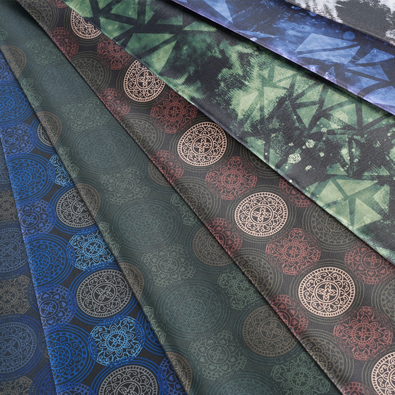 180T Light Spinning Hazy Ice Cream Print Fabric