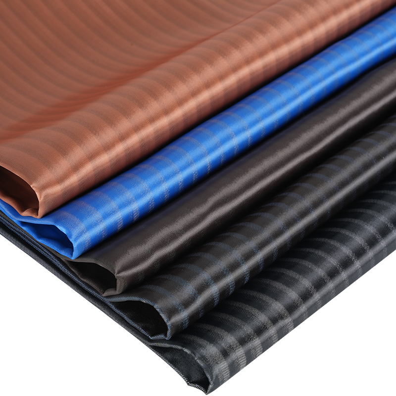 PV saténová tkanina so skrytými pruhmi