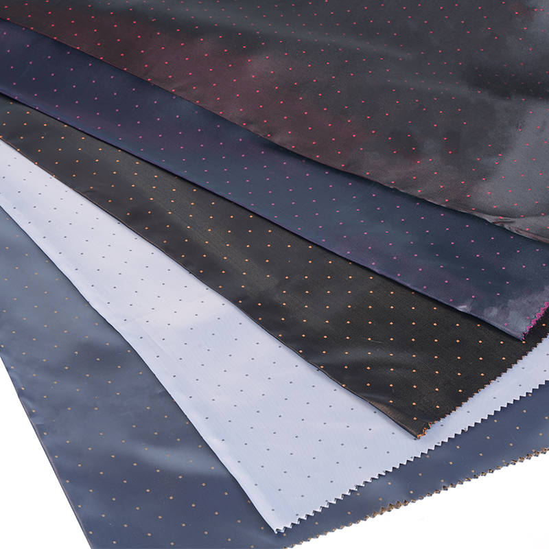 PV Satin Dot Jacquard Fabric